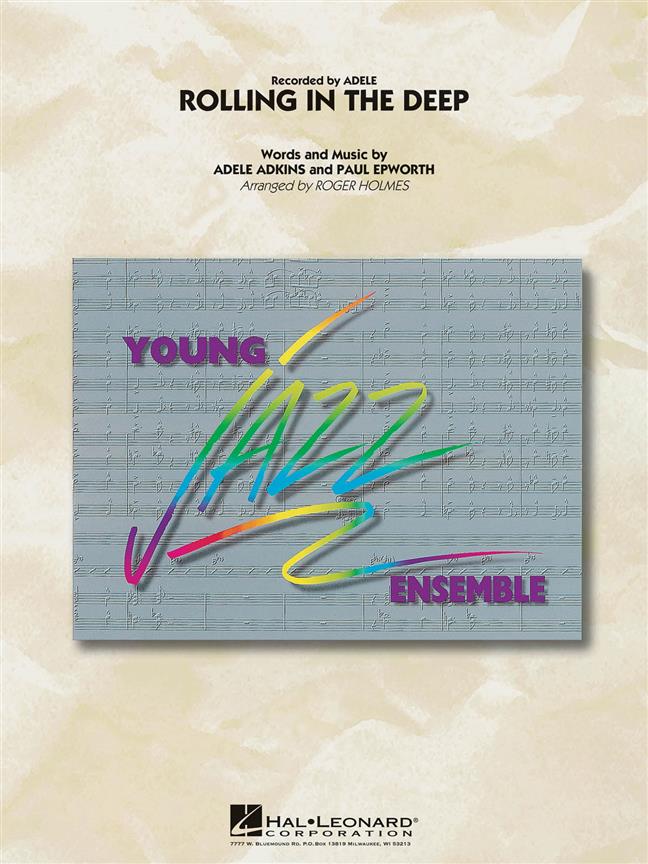Rolling In The Deep (young Jazz Ensemble) Sheet Music Songbook