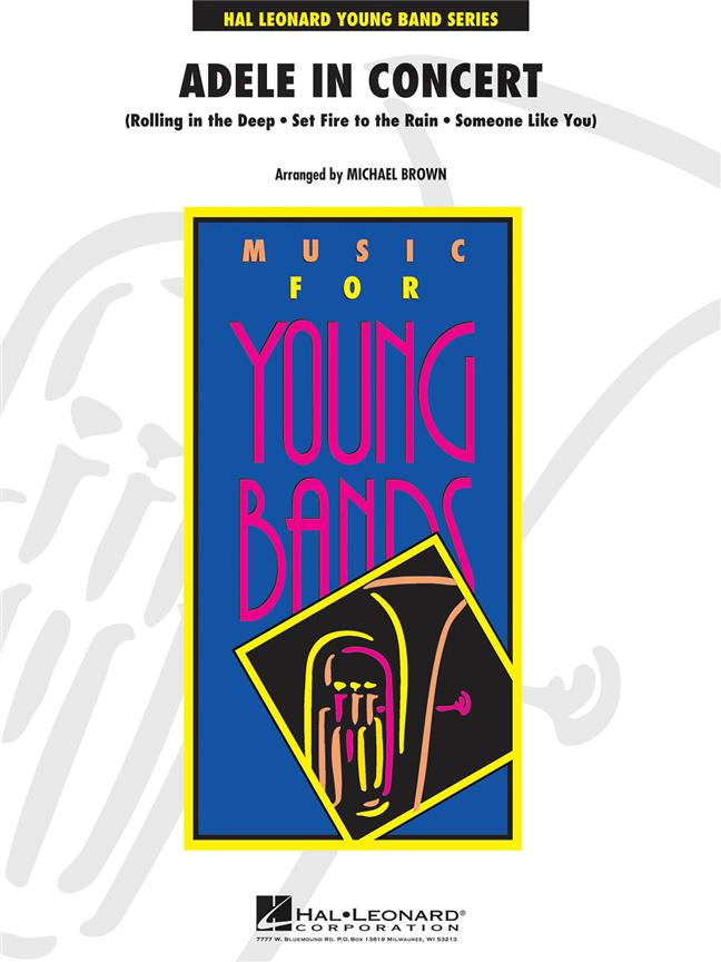 Adele In Concert Young Concert Band Score & Parts Sheet Music Songbook