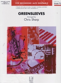 Greensleeves Sharp Beginning Jazz Ensemble Sheet Music Songbook