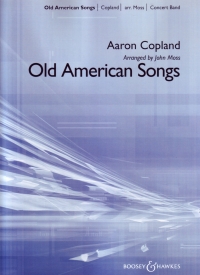 Copland Old American Songs Suite Moss Wind Band Sheet Music Songbook