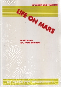 Bowie Life On Mars Bernaerts Concert Band Sc/pts Sheet Music Songbook