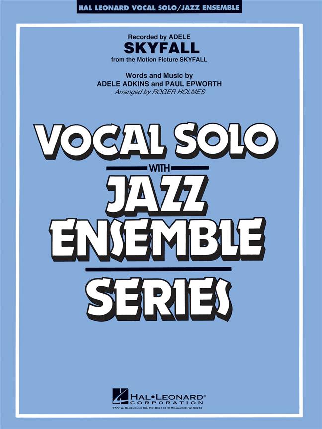 Skyfall Vocal Solo With Jazz Ensemble Score/parts Sheet Music Songbook