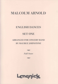 Arnold English Dances Set 1 Wind Band Score Sheet Music Songbook