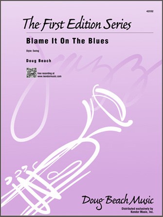 Beach Blame It On The Blues Jazz Ensemble Sc/pts Sheet Music Songbook