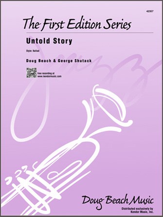 Beach Shutack Untold Story Jazz Ensemble Sc/pts Sheet Music Songbook