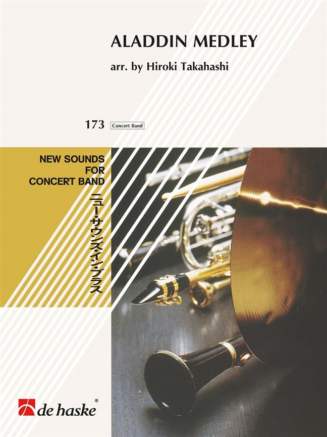 Aladdin Medley Takahashi Concert Band Score Sheet Music Songbook