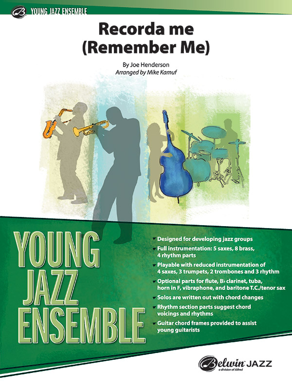 Henderson Recorda Me Young Jazz Ensemble Sc & Pts Sheet Music Songbook