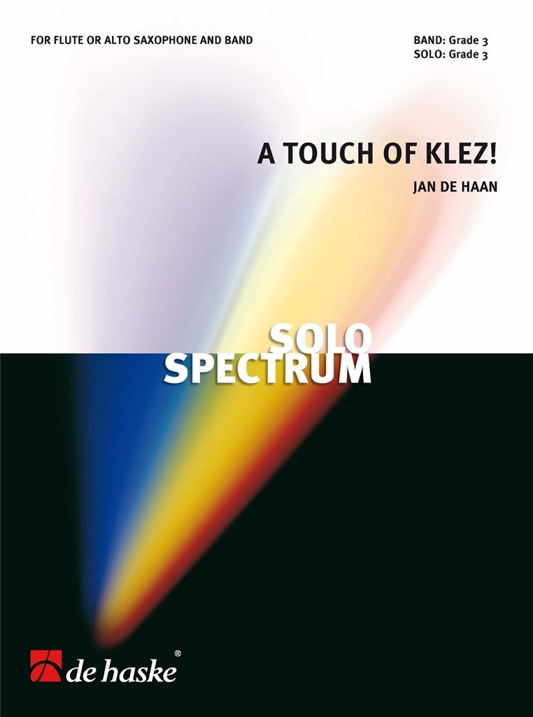 De Haan A Touch Of Klez Concert Band Score & Parts Sheet Music Songbook