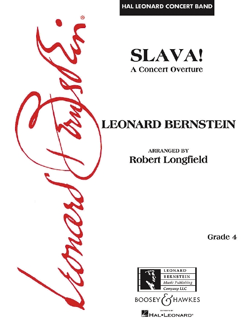 Bernstein Slava Concert Overture Longfield Cb Set Sheet Music Songbook