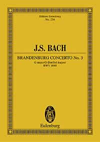 Bach Brandenburg Concerto No 3 Bwv 1048 G Major Sheet Music Songbook