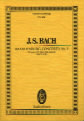 Bach Brandenburg Concerto No 5 Bwv 1050 D Major Sheet Music Songbook