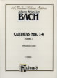 Bach Cantatas Bwv 1-4 Vol 1 Mini Score Sheet Music Songbook