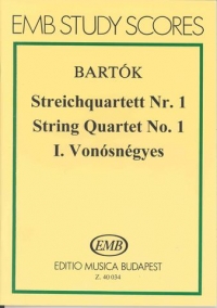 Bartok String Quartet No 1 Op7 Pocket Score Sheet Music Songbook