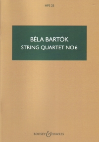 Bartok String Quartet No 6 Pocket Score Hps25 Sheet Music Songbook
