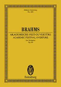 Brahms Academic Festival Overture Op 80 Mini Score Sheet Music Songbook