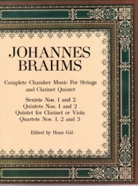 Brahms Complete Chamber Music Strings Etc (score) Sheet Music Songbook