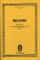 Brahms Clarinet Quintet Op 115 B Minor Mini Score Sheet Music Songbook