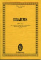 Brahms String Sextet Op18 Bb Major Mini Score Sheet Music Songbook
