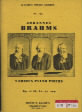 Brahms Piano Pieces Op 4,10,24,35,56b Mini Score Sheet Music Songbook