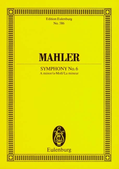 Mahler Symphony No 6 Amin Ed Redlich Mini Score Sheet Music Songbook