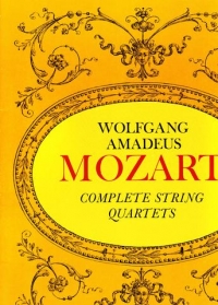 Mozart Complete String Quartets Mini Score Sheet Music Songbook