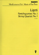 Ligeti String Quartet No 1 (metamorphoses) Sheet Music Songbook