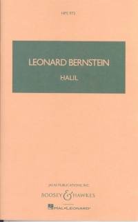 Bernstein Halil Study Score Sheet Music Songbook