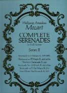 Mozart Complete Serenades Series 2 Full Score Sheet Music Songbook