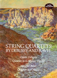 Debussy String Quartet Op10 Gmin ( & Ravel Quartet) Sheet Music Songbook