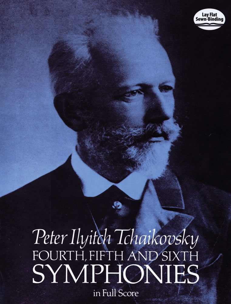 Tchaikovsky Symphonies Nos 4-5-6 Full Score Sheet Music Songbook