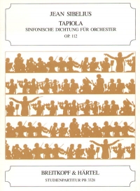 Sibelius Tapiola Op112 Min Score Sheet Music Songbook