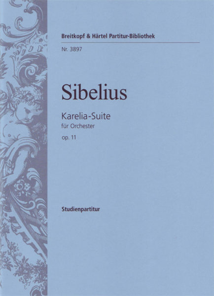Sibelius Karelia Suite Op11 Min Score Sheet Music Songbook