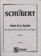 Schubert Mass No 2 In Gmaj Min Score Sheet Music Songbook