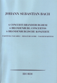 Bach Brandenburg Concertos (6) Complete Pr0733 Sheet Music Songbook