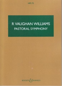 Vaughan Williams Symphony No 3 (pastoral) Score Sheet Music Songbook