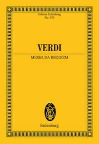 Verdi Requiem Min Score Sheet Music Songbook