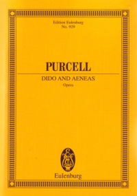 Purcell Dido & Aeneas Mini Score Sheet Music Songbook