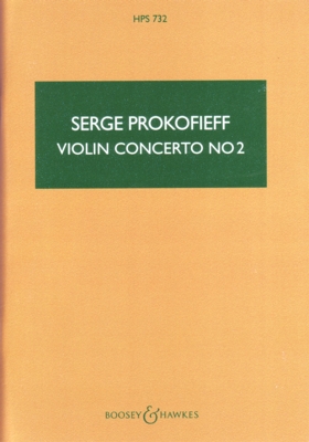 Prokofiev Violin Concerto No 2 Study Score Hps 732 Sheet Music Songbook