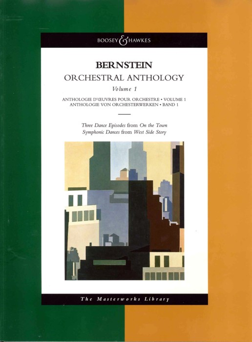 Bernstein Orchestral Anthology Vol 1 Fsc Masterwks Sheet Music Songbook