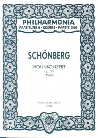 Schoenberg Violin Concerto Op36 Mini Score Sheet Music Songbook