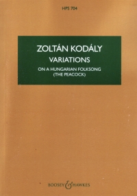 Kodaly Variations The Peacock Hps704 Sheet Music Songbook
