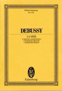 Debussy La Mer For Orchestra Study Score Sheet Music Songbook