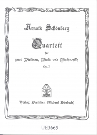 Schoenberg String Quartet No 1 Dmin Op7 Mini Score Sheet Music Songbook