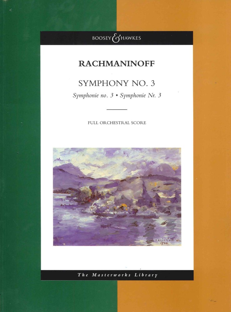 Rachmaninoff Symphony No 3 Full Score Masterwork Sheet Music Songbook