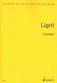 Ligeti Lontano Score Mini Score Sheet Music Songbook