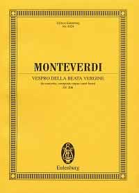Monteverdi Vespers Ed Roche Urtext Min Score Sheet Music Songbook