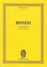 Rossini Tancredi Overture Pocket Score Sheet Music Songbook