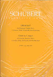 Schubert Octet Fmaj Parts Sheet Music Songbook