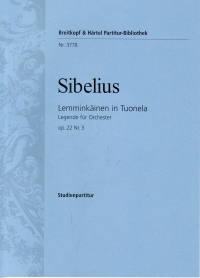 Sibelius Lemminkaeinen In Tuonela Op22/3 Psc Sheet Music Songbook
