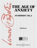 Bernstein Age Of Anxiety (symphony No2) Full Score Sheet Music Songbook